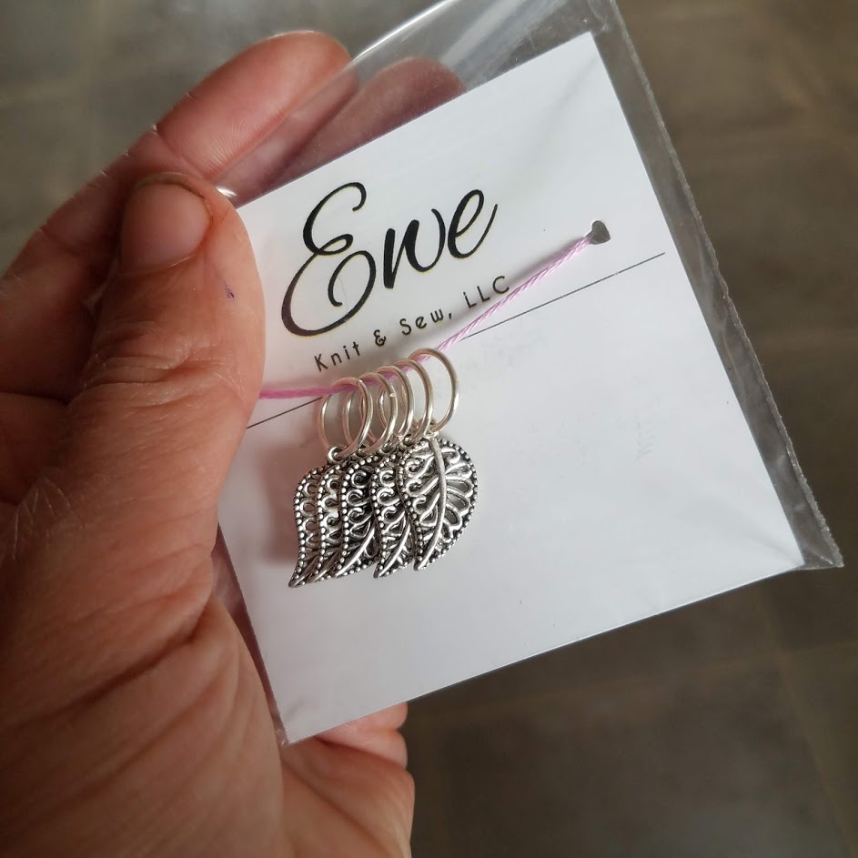 My new stitch markers from Ewe Knit & Sew